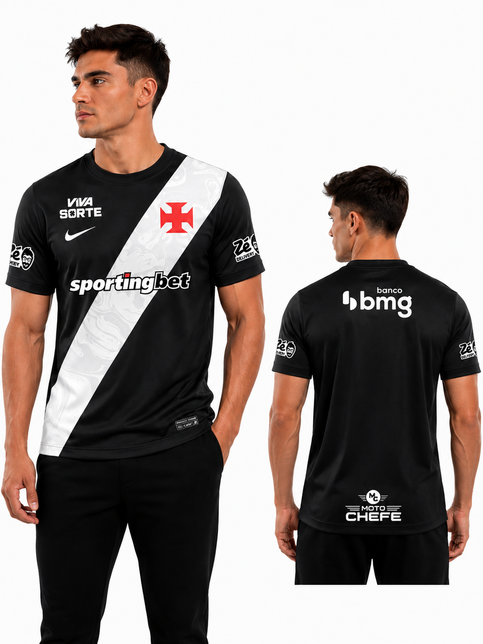 Vasco Jogador Titular FULL PATROCÍNIOS - 1