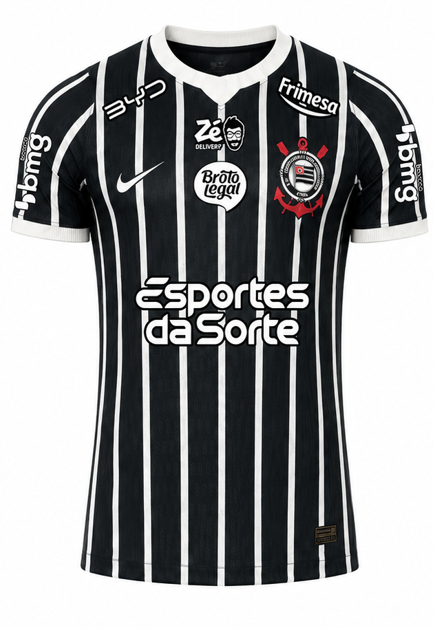 Corinthians Jogador Reserva FULL PATROCÍNIOS - 3