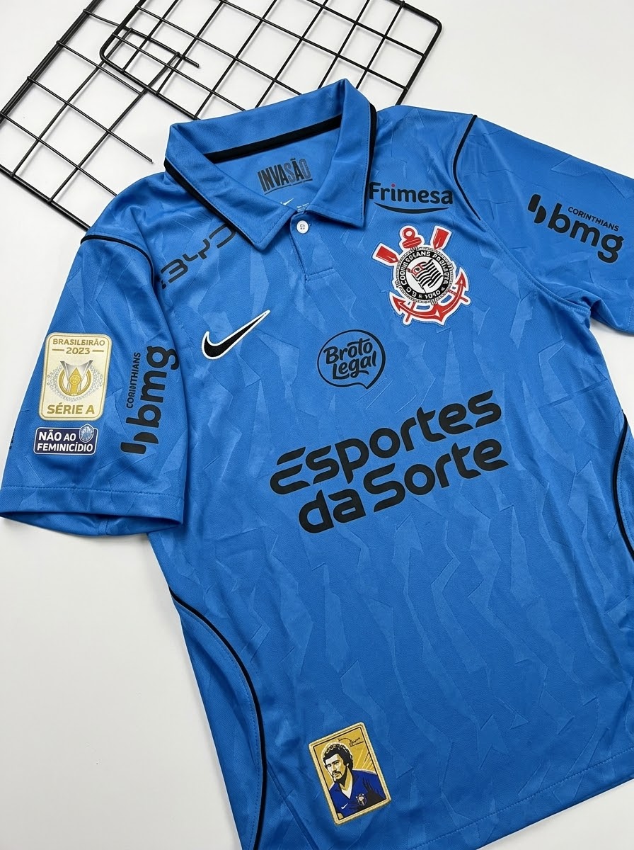 Corinthians Jogador Reserva III FULL PATROCÍNIO+ PATCH TOBIAS - 1